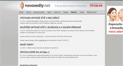 Desktop Screenshot of novosedly.net