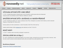 Tablet Screenshot of novosedly.net